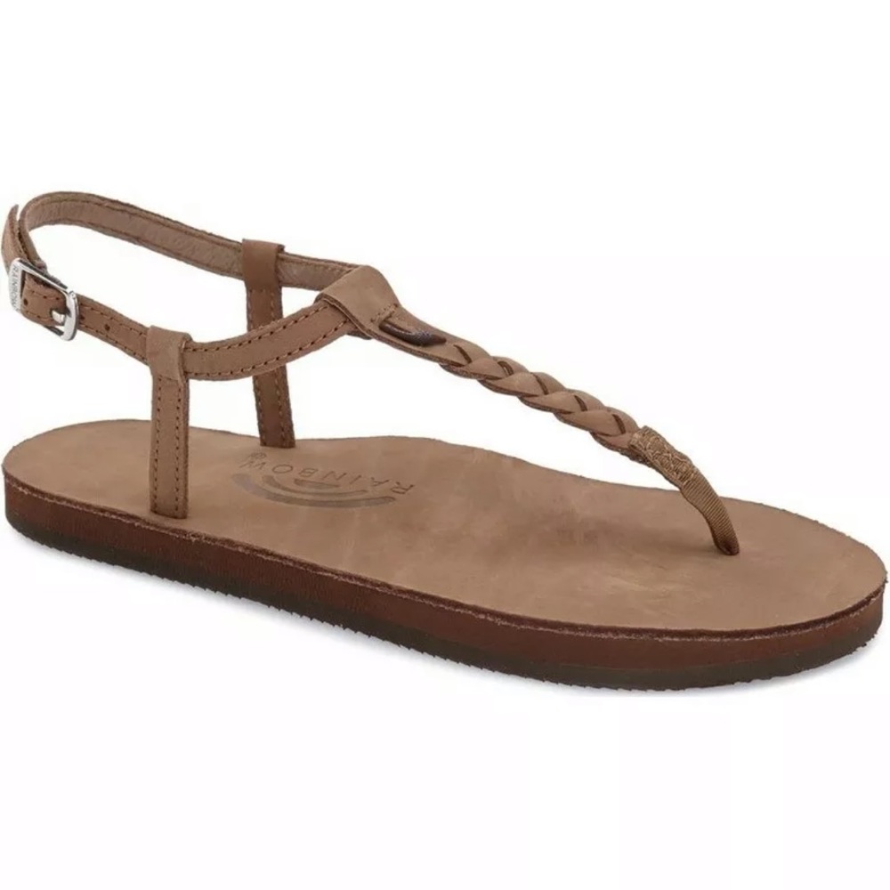 Rainbow T-Street Hemp Braid Ankle Strap sandals L